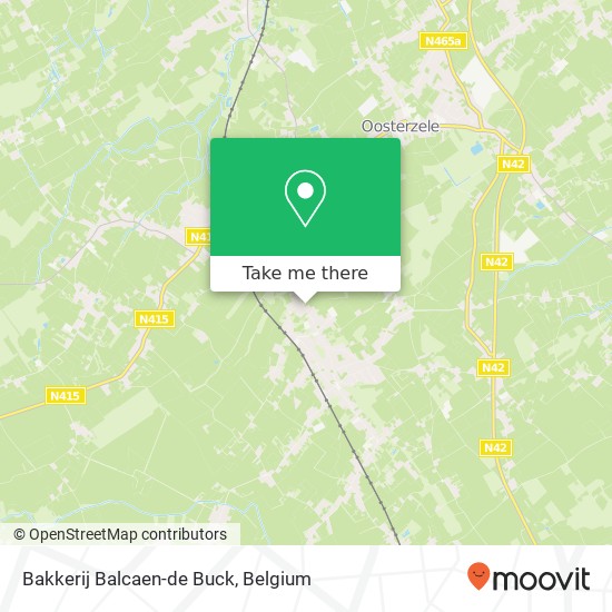 Bakkerij Balcaen-de Buck map