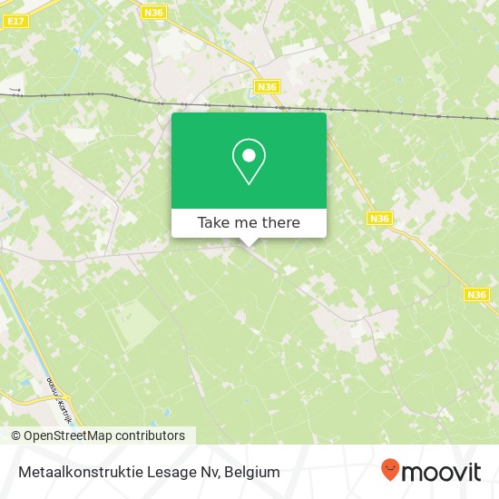 Metaalkonstruktie Lesage Nv plan