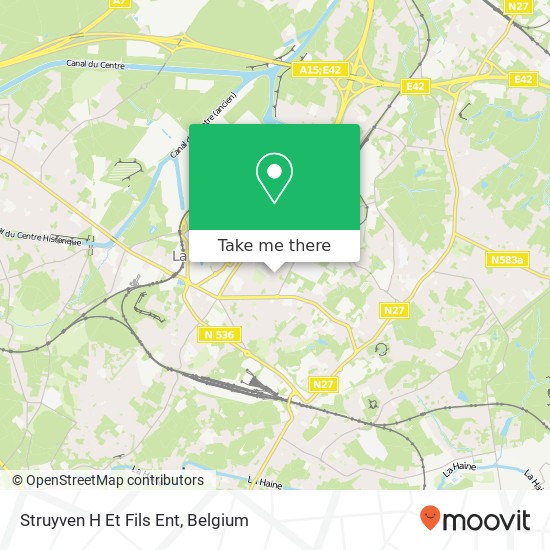 Struyven H Et Fils Ent map