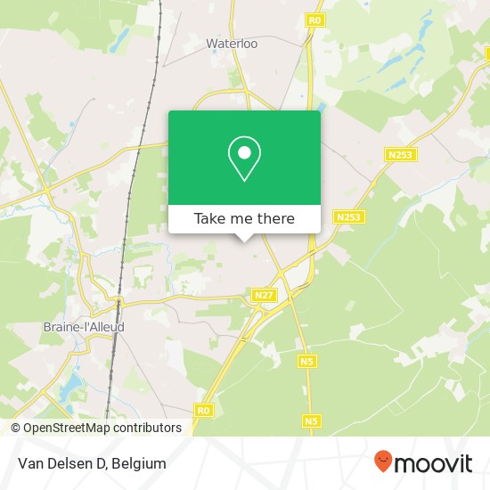 Van Delsen D map