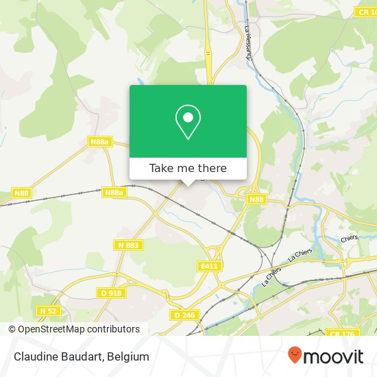 Claudine Baudart map