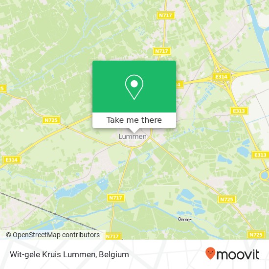 Wit-gele Kruis Lummen map