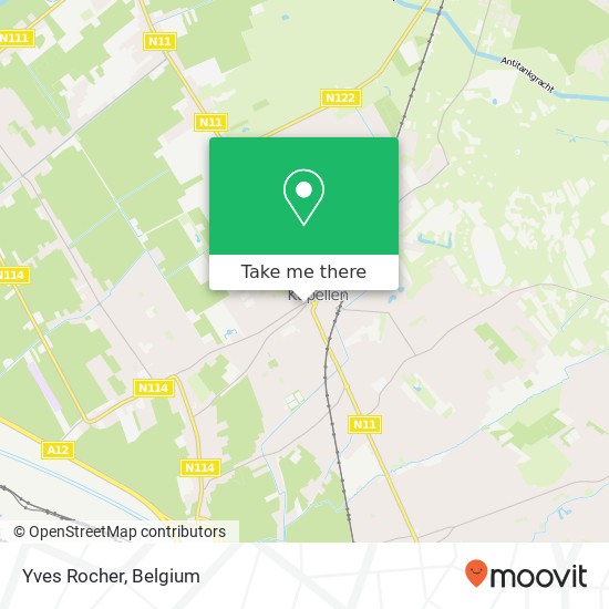 Yves Rocher map