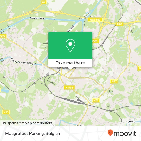 Maugretout Parking map