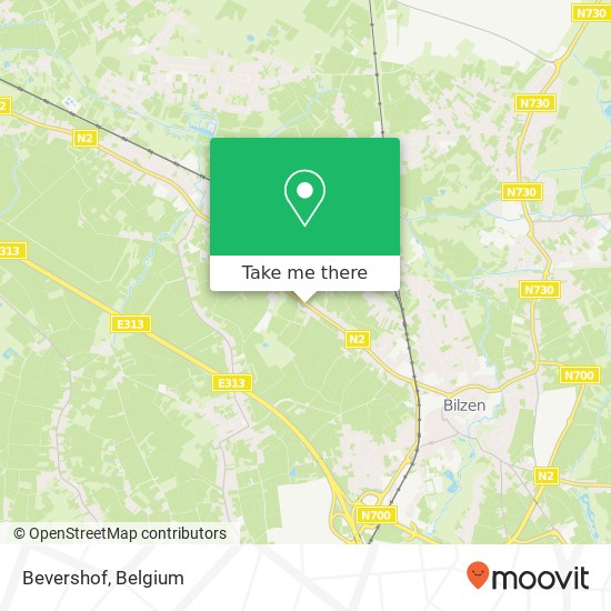 Bevershof map