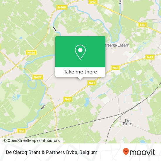De Clercq Brant & Partners Bvba map
