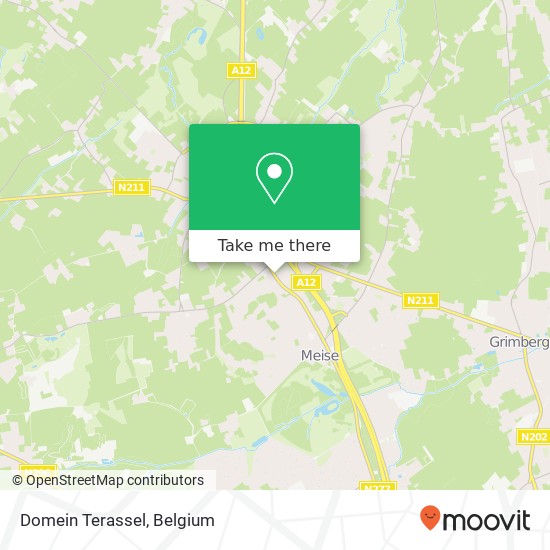 Domein Terassel map