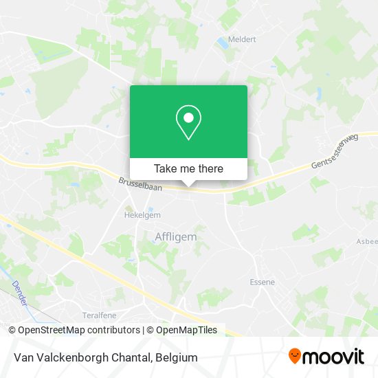 Van Valckenborgh Chantal map