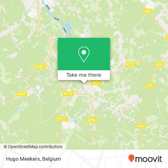 Hugo Meekers map