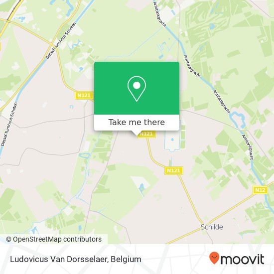 Ludovicus Van Dorsselaer map