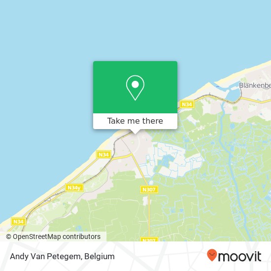 Andy Van Petegem map