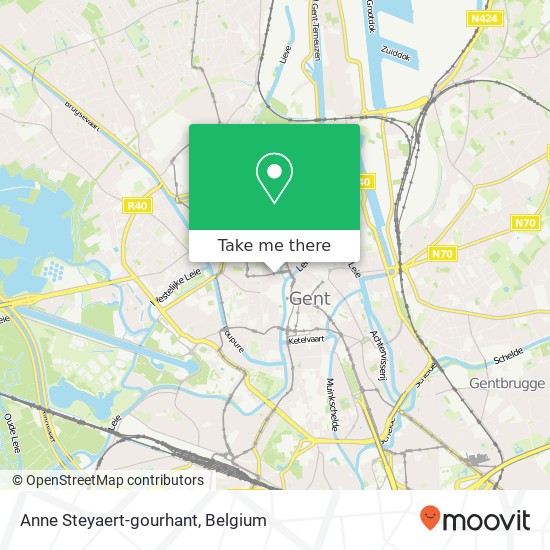 Anne Steyaert-gourhant map