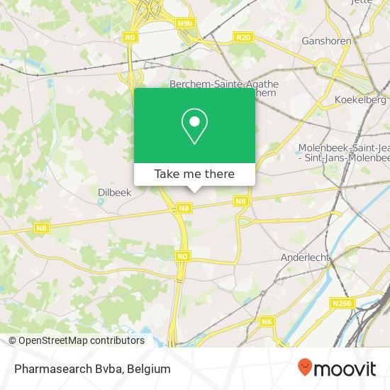 Pharmasearch Bvba map