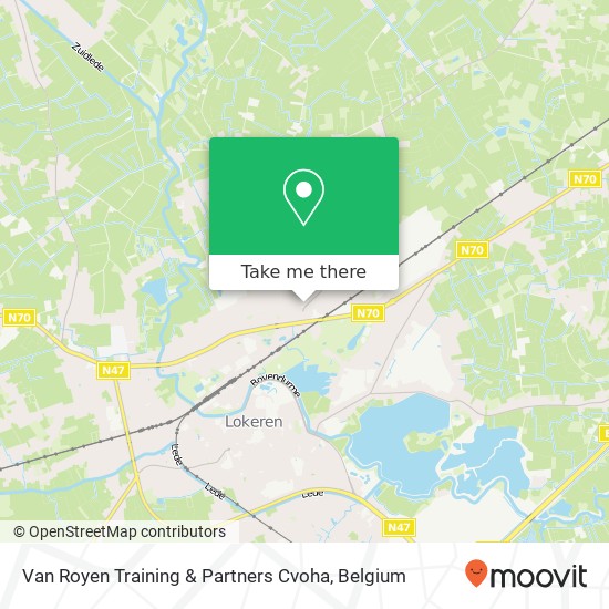 Van Royen Training & Partners Cvoha map