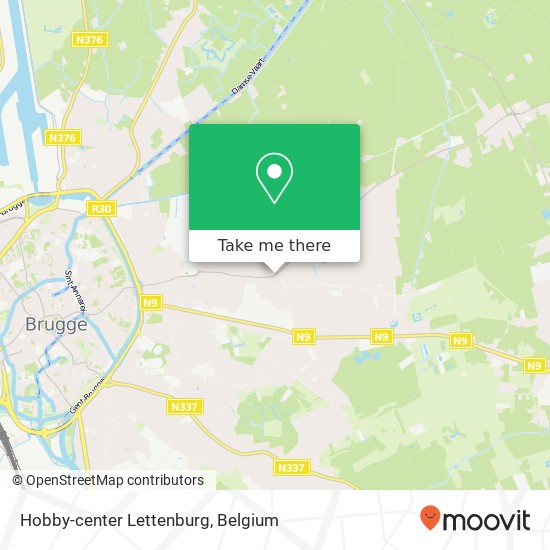 Hobby-center Lettenburg map