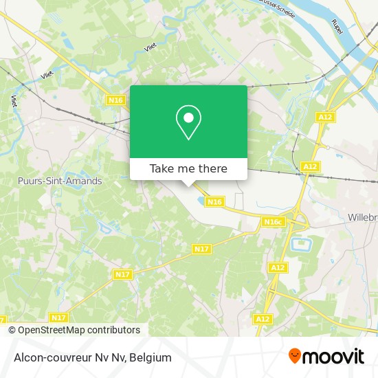 Alcon-couvreur Nv Nv plan