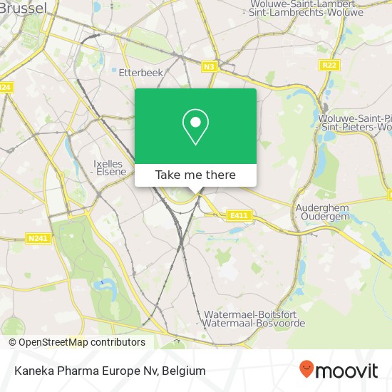 Kaneka Pharma Europe Nv map
