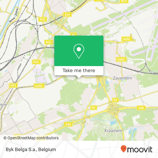 Byk Belga S.a. map
