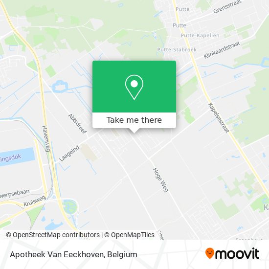 Apotheek Van Eeckhoven plan