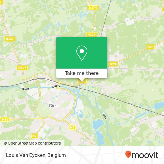 Louis Van Eycken map