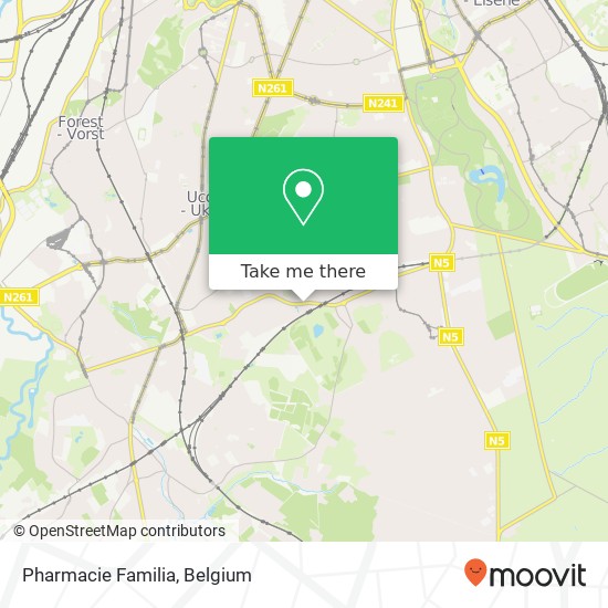 Pharmacie Familia map