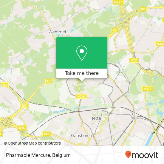 Pharmacie Mercure map