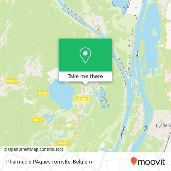 Pharmacie PÂques-romsÉe map