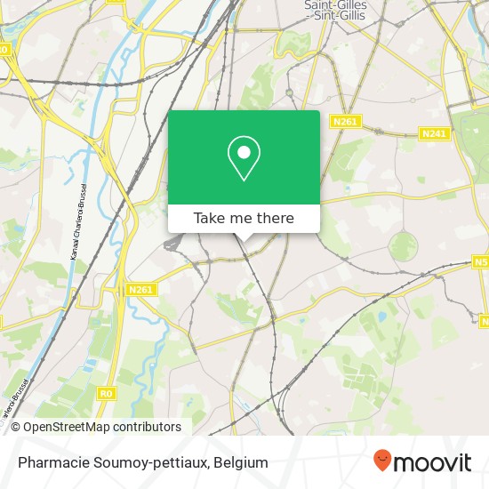Pharmacie Soumoy-pettiaux map