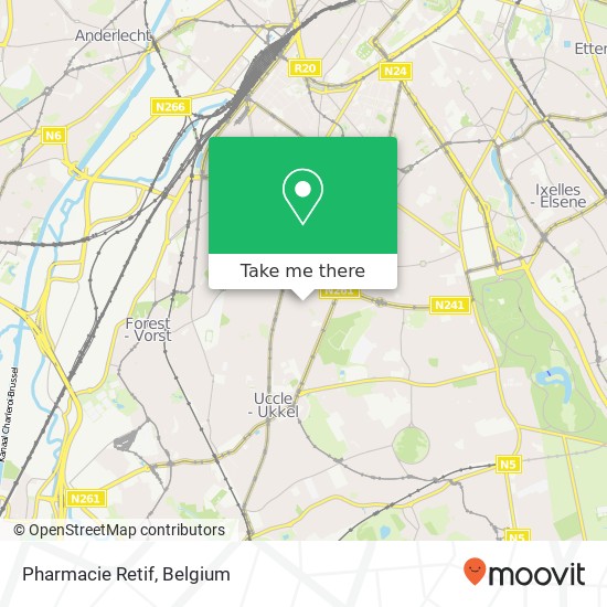 Pharmacie Retif map