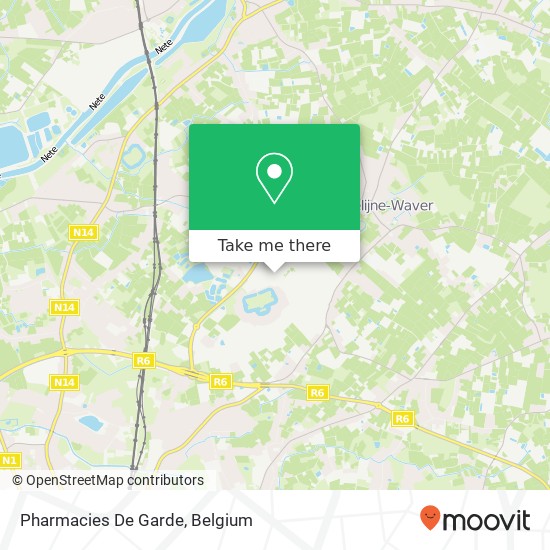 Pharmacies De Garde map