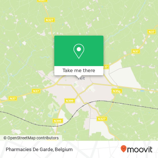 Pharmacies De Garde map