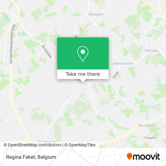 Regina Faket map