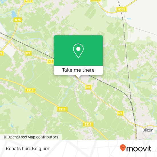 Benats Luc map