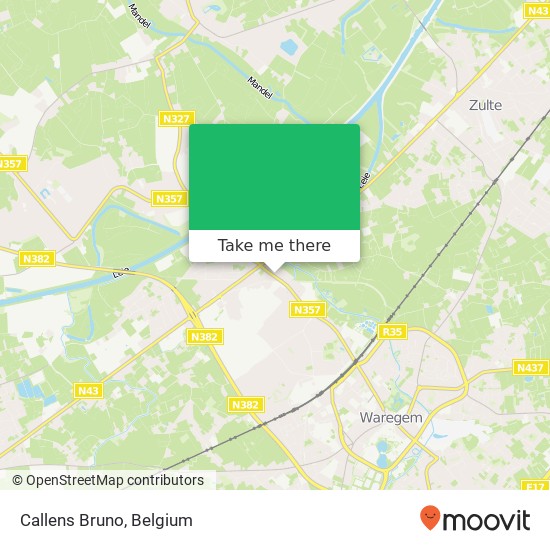 Callens Bruno map