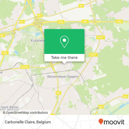 Carbonelle Claire map