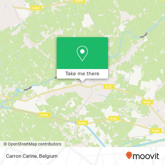 Carron Carine map