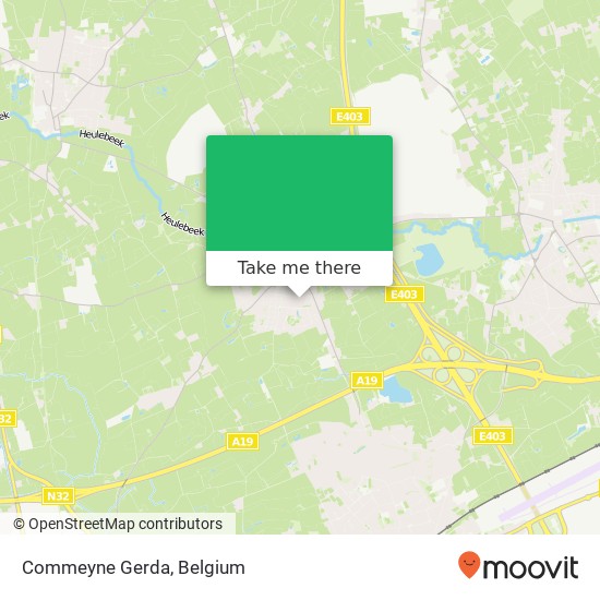 Commeyne Gerda map