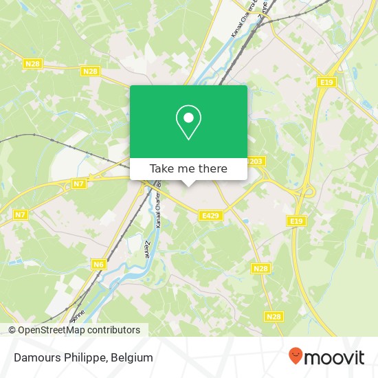 Damours Philippe map