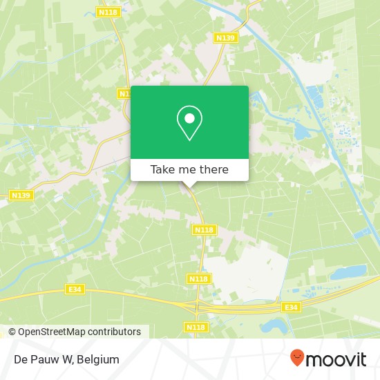 De Pauw W map