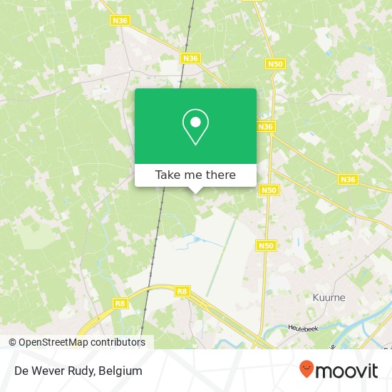 De Wever Rudy map