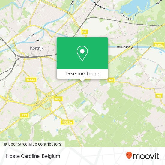 Hoste Caroline map