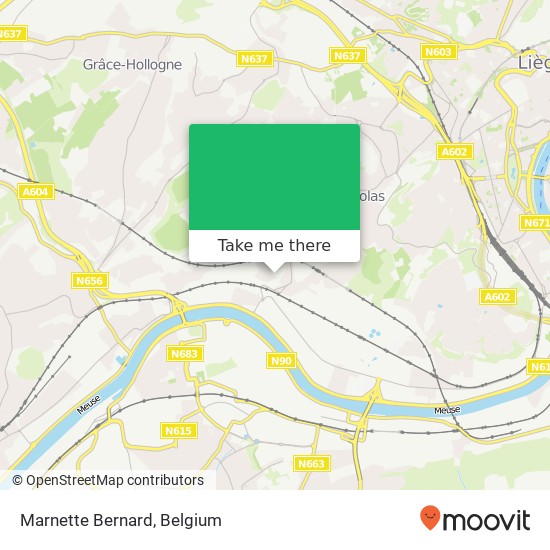 Marnette Bernard map