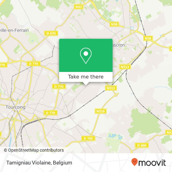 Tamigniau Violaine map