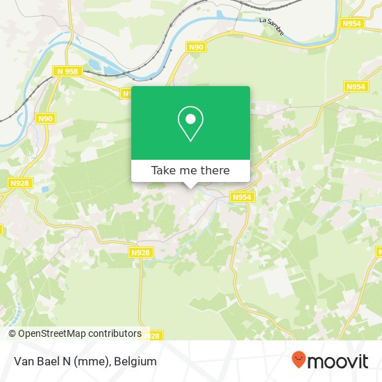 Van Bael N (mme) map
