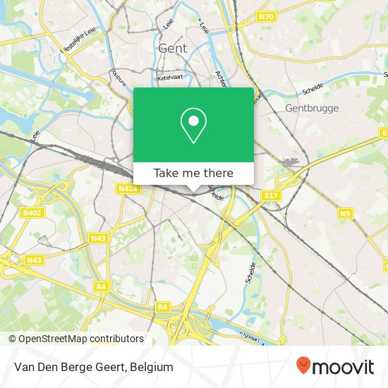 Van Den Berge Geert map