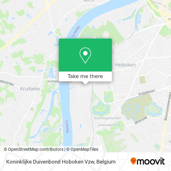 Koninklijke Duivenbond Hoboken Vzw map