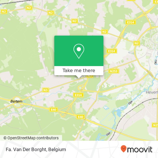 Fa. Van Der Borght map
