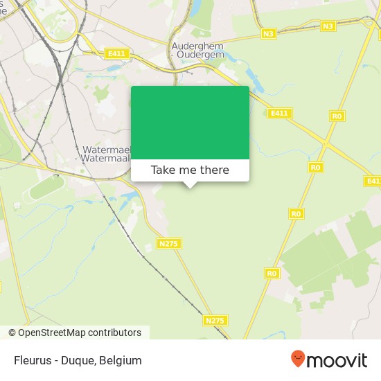 Fleurus - Duque map
