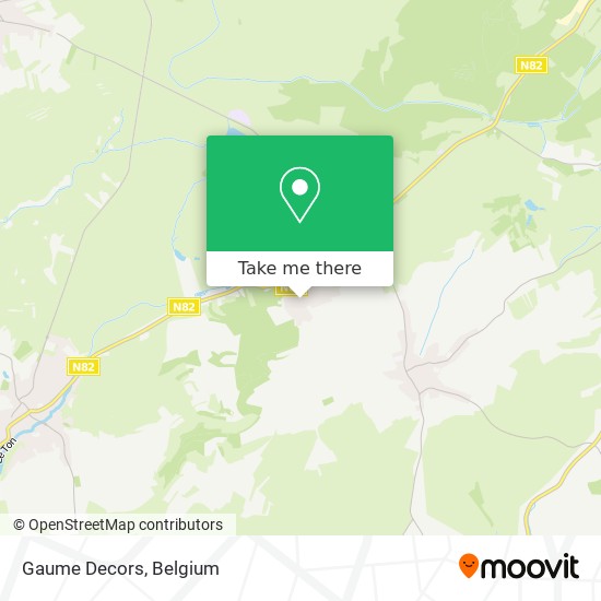 Gaume Decors map