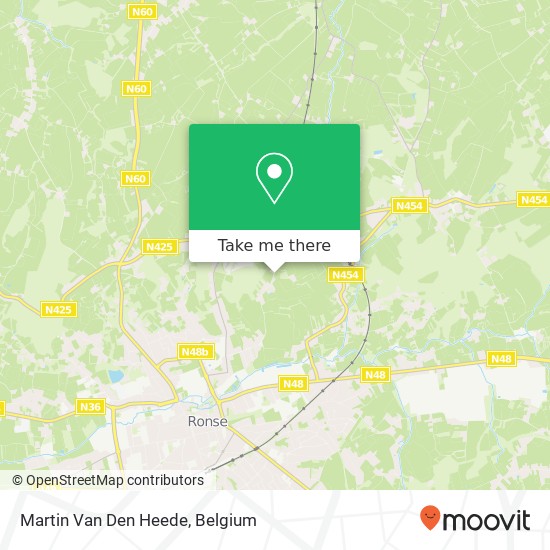 Martin Van Den Heede map